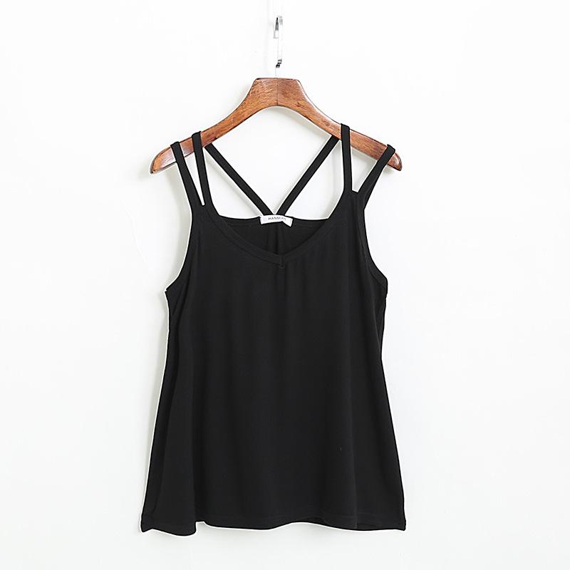 Camisola interior para mujer, de verano, modal, holgada, talla grande, camiseta interior, camisola