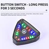 Solar Power Strobe Warning Light Multimode Colorful Motorcycle LED Night Rear Collision Flashing Siganl Lamp Car Warning Light
