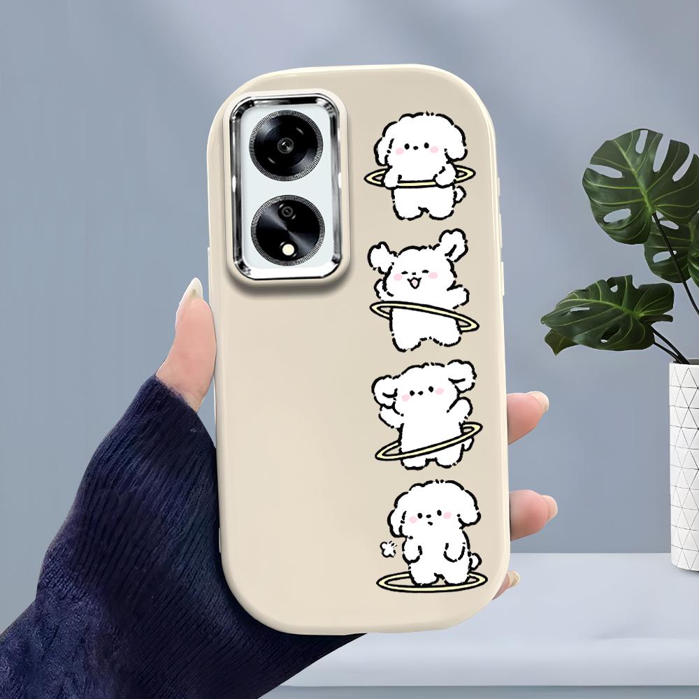 Solid Color Silver Edge Lens Soft Liquid Silicone Shockproof Phone Case for iPhone Samsung Huawei Honor Xiaomi Redmi OPPO Realme Vivo Infinix Tecno