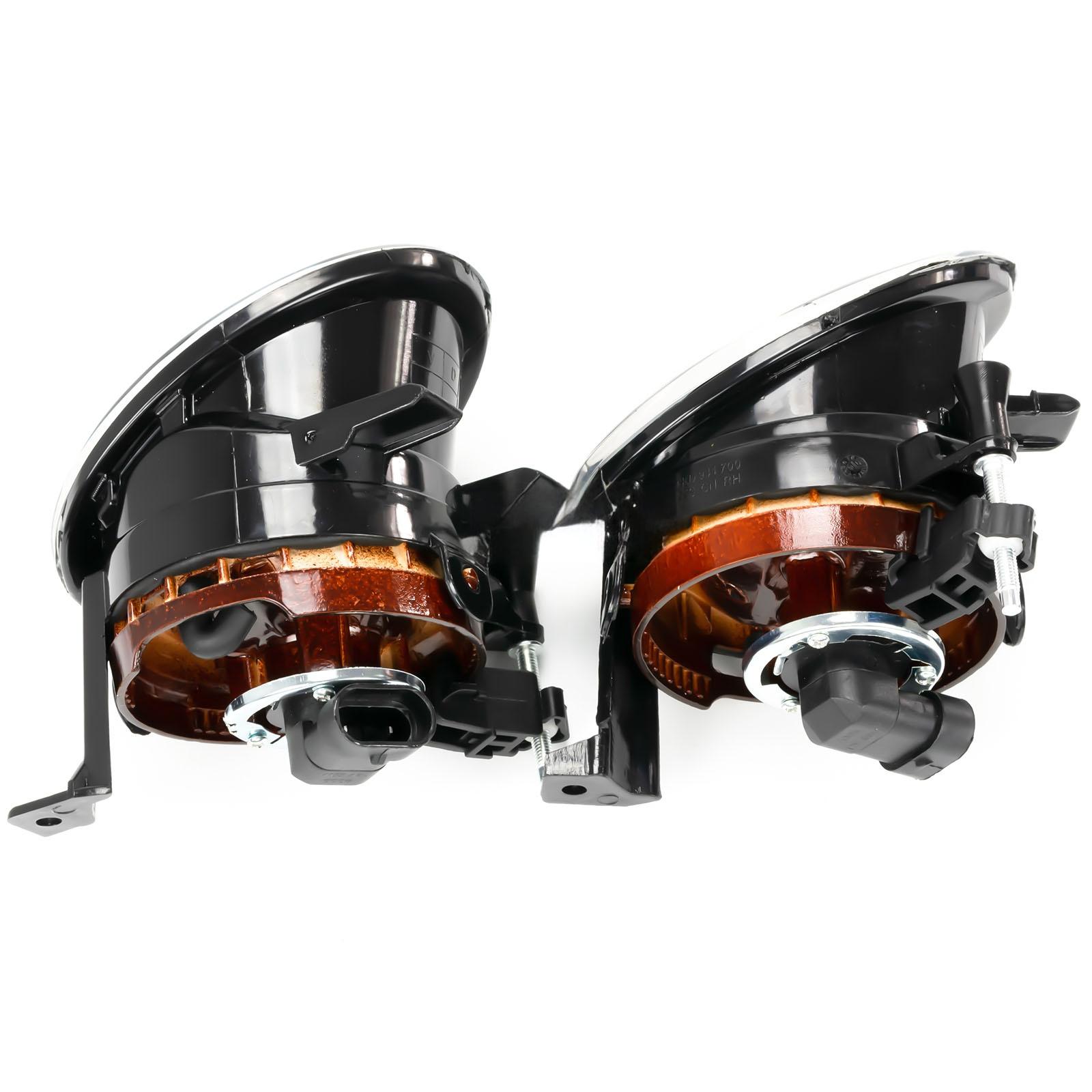 

12 В 55 Вт светодиодные противотуманные фары дневного света DRL для Volkswagen VW GOLF MK6 2009-2011 JETTA MK6 2012-2014 противотуманные фары чёрный