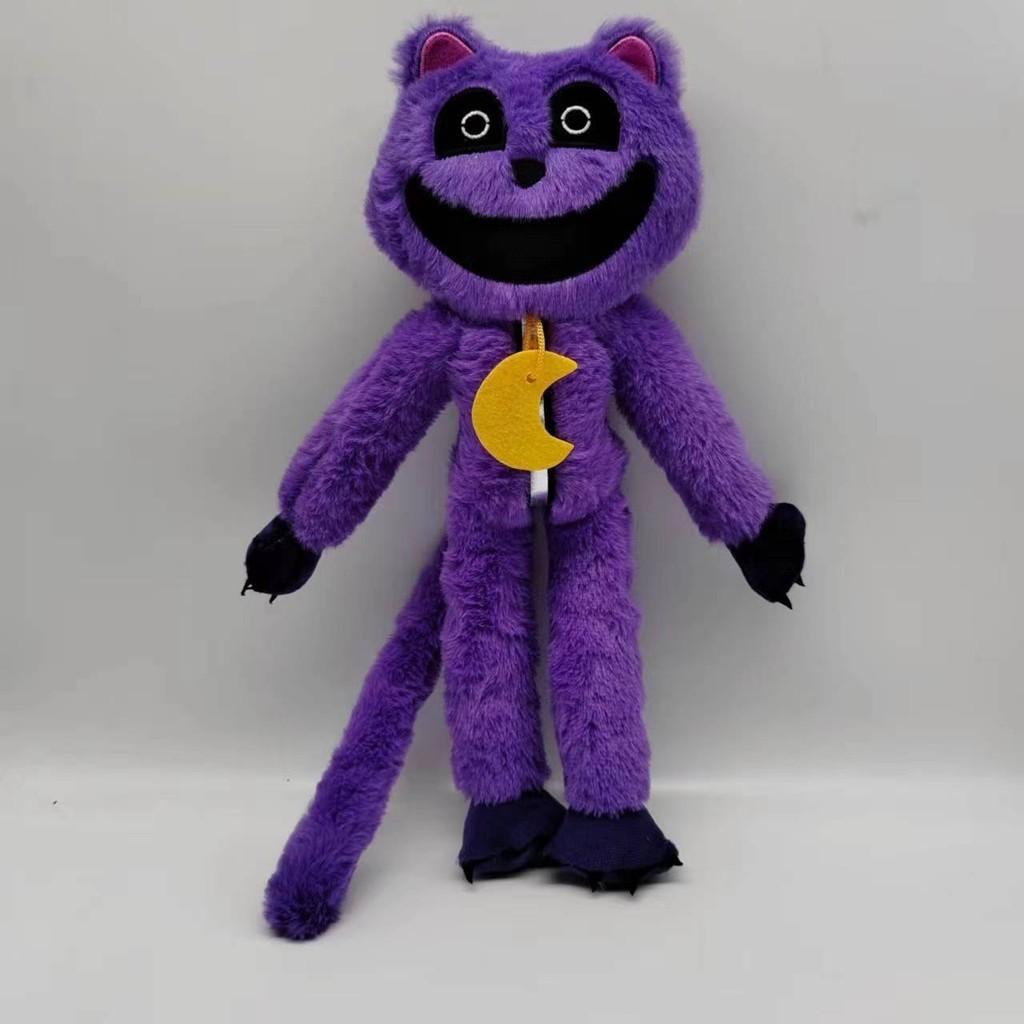 Unique Smiling Critters Terrifying Purple Cat Monster Plush Doll Customizable Design