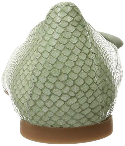 Unisa Damen Spitzballerinas, Hellgrün/Python, Größe 22,5 cm, 2E