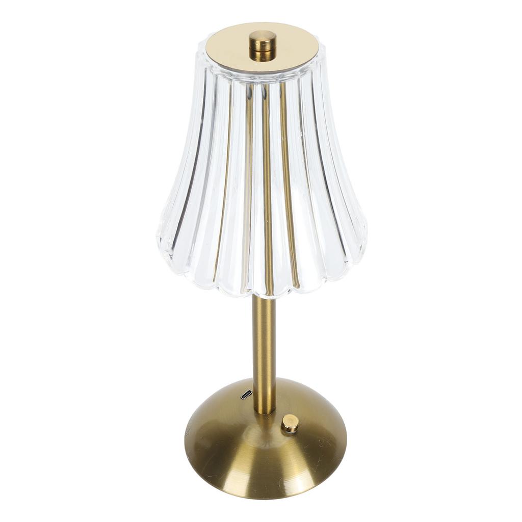 Table Lamp Vintage Cordless Table Lamp 3 Colors Nightstand Light 1200mAh Rechargeable Bedside Lamp