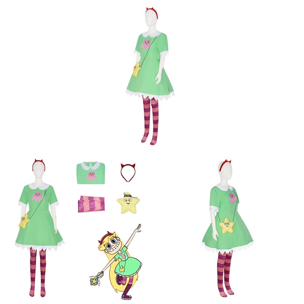 Star Vs The Forces Of Evil Princess Cosplay Costume With Spandex For Anime Conventions