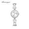 BONARGER Camellia Bracelet Women's Watch Water-Resistant Niche Luminescent Women's Quartz Watch Dress Gift For Lady