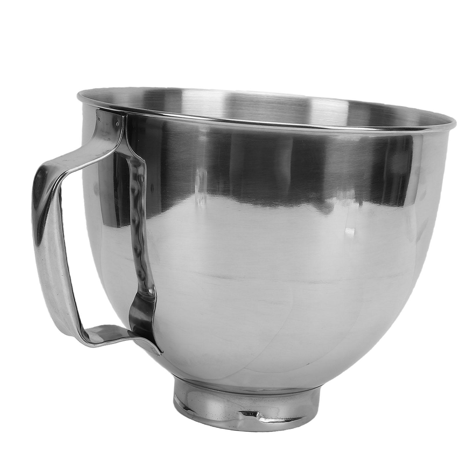 Stainless Steel Mixer Bowl 5L Large Capacity Multifunctional Non Slip Bottom Kitchen Gadgets Mixer Bowl