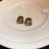 Maillard coffee color geometric earrings 2025 light luxury high-end temperament stud earrings niche retro style earrings