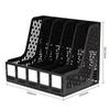 Deli 9838 Five-Tier A4 File Organizer, Black