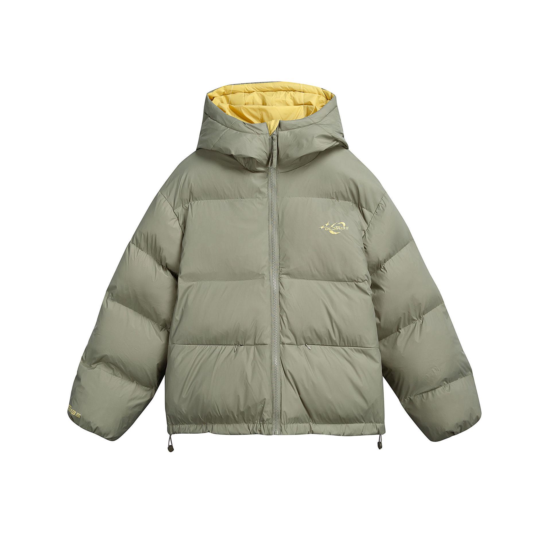 

2025 Men s Retro American-Style Thickened Hooded Puffer Jacket - Trendy, Warm, Versatile Winter Coat for Couples XXL хакі