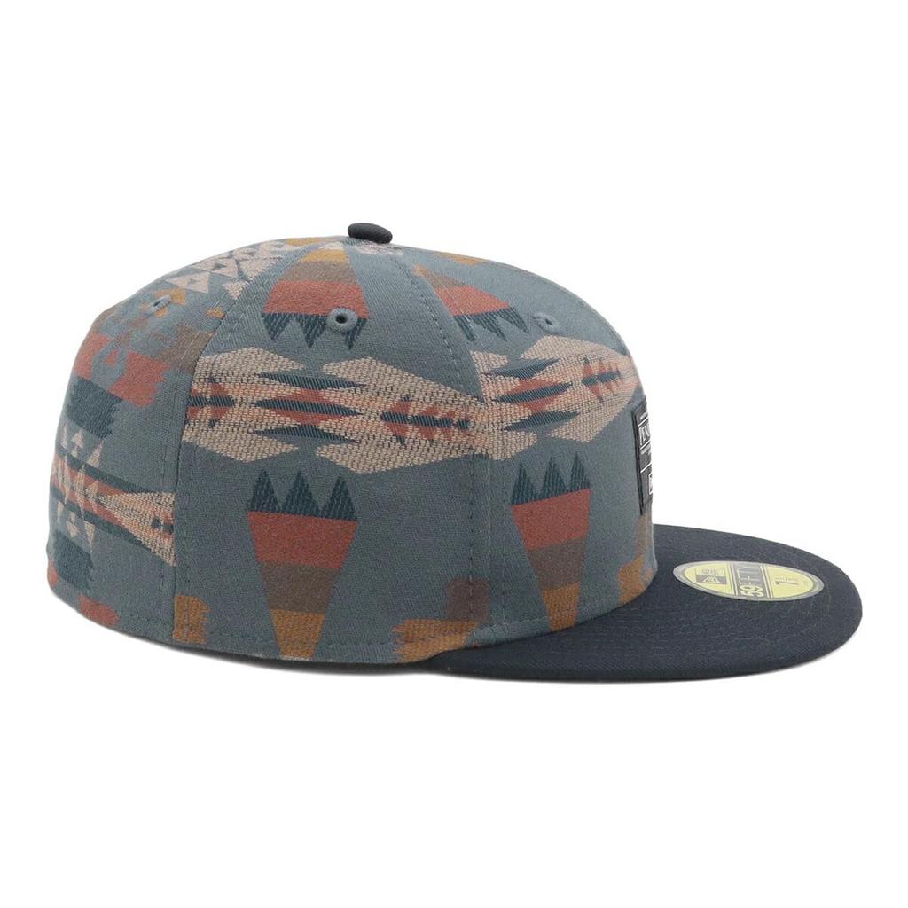 New Era 59FIFTY Pendleton Collaboration 7 5950 PENDLETON WOVEN PATCH NVY Cap, Navy, 1/2 oz,