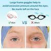 Kids Swim Goggles Anti-Leak Snork Face Guard with Nose Cover And Elastic Strap Anti-Fog UV Protection Swimming Goggles for Boys Girls Ages 3-15