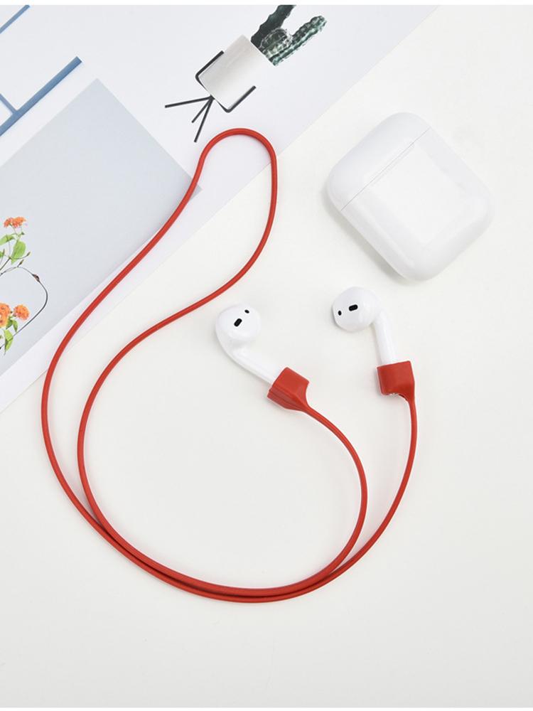 Wireless Headphone Neck Strap Cord String Silicone Rope Holder Cable Earphone Strap for AirPods 1 2 3 Pro String