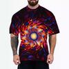 Men's Street Summer New 3D T-shirt Men's Hip Hop Short Sleeve Men's T-shirt