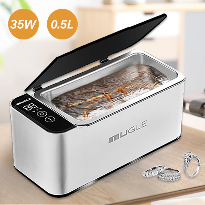 Ultrasonic Cleaner Ultrasound Glasses Jewelry Cleanser High Frequency Ultrasound Washing Machine for Glasses Jewelry Dentures