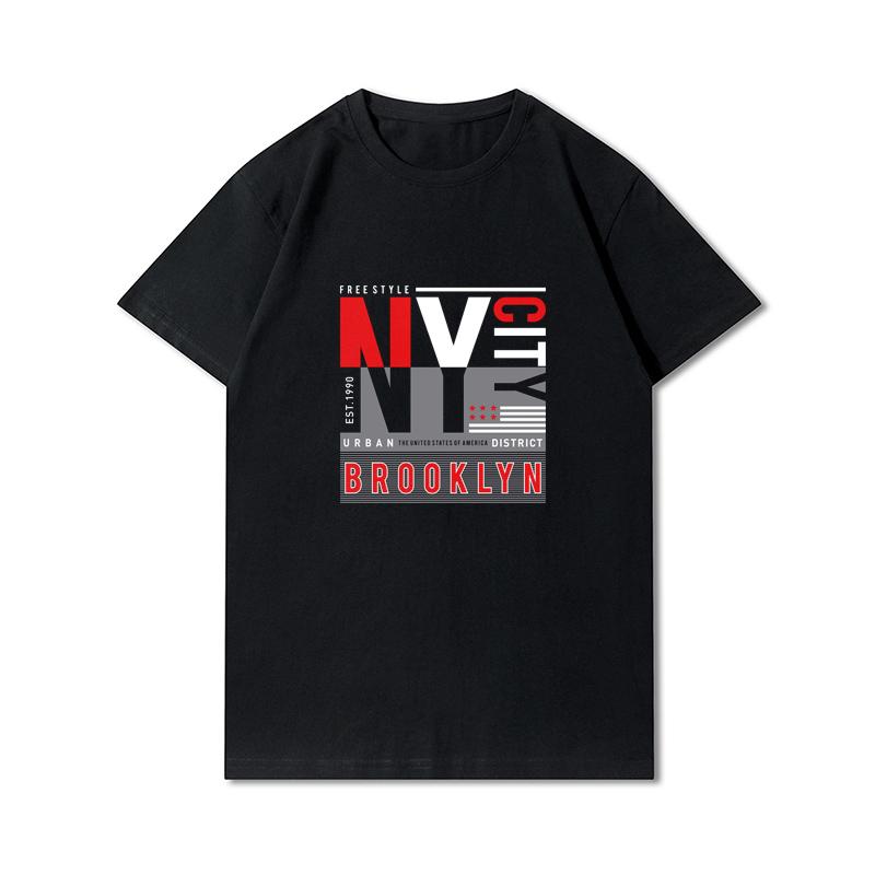 T-shirt Grafica Harajuku Vintage Anni '90 Magliette Donna Brooklyn Estive Oversize Streetwear Top Gotici Punk