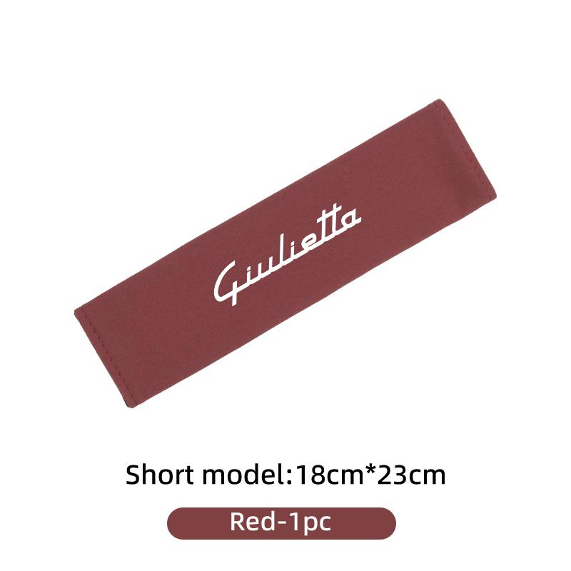 Car Seat Belt Shoulder Protection Pad Anti-slip Mat Auto Accessories For Alfa Romeo Giulietta GT 159 147 156 Mito Brera Giulia