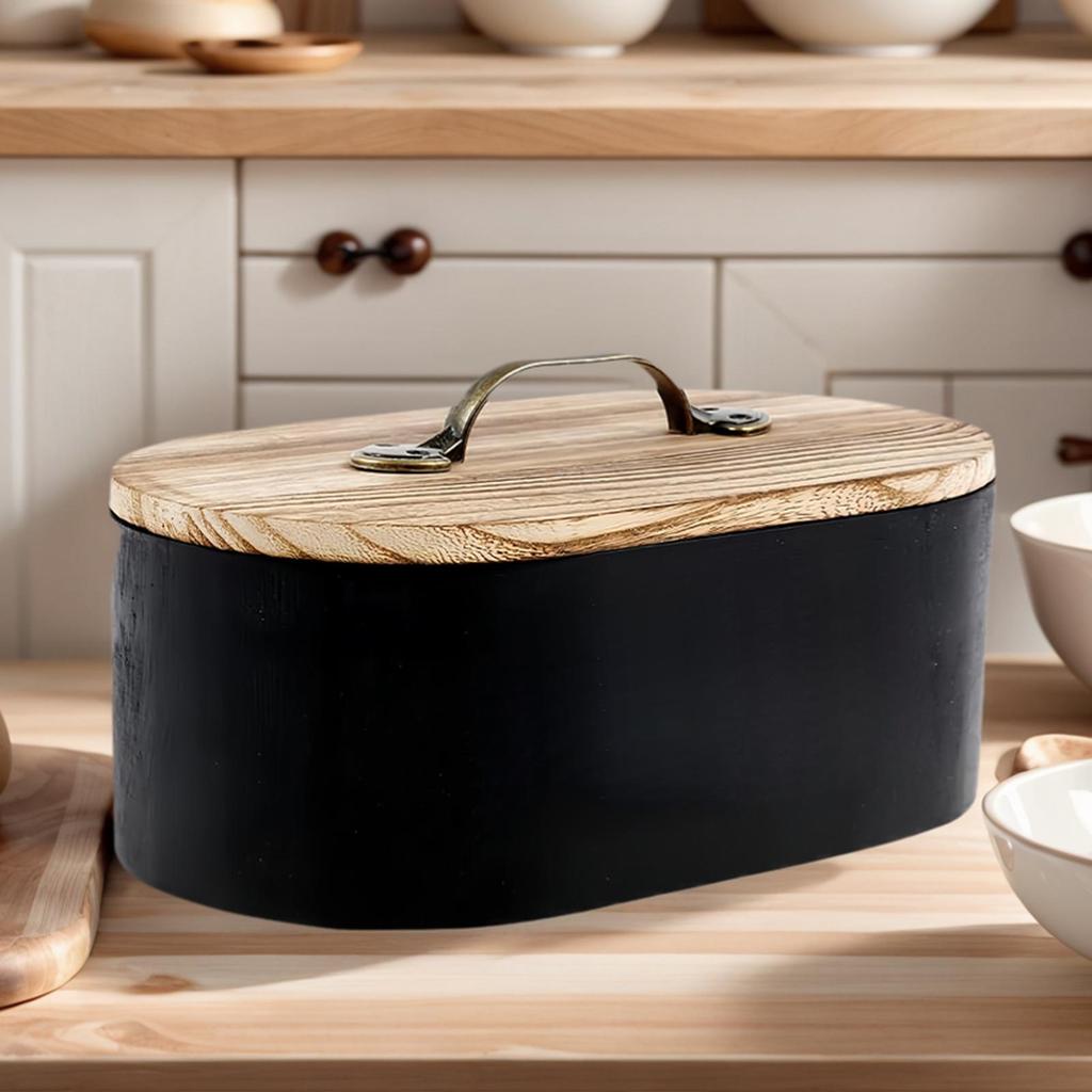 Porte-tampons Boîte de rangement en bois pour tampons avec couvercle Contenant Esthétique Pour Boules de coton Plan de travail Meuble de salle de bain Salon