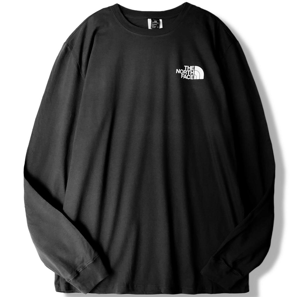 The North Face Black Box NSE Size Long Sleeve Men's Tee, L, T-Shirt