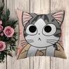 Almofada de Anime Gato Chi's Sweet Home Almofadas Decorativas para Sofá Decoração de Carro Capas de Almofada Capas de Almofada Capa de Almofadaz,(2)