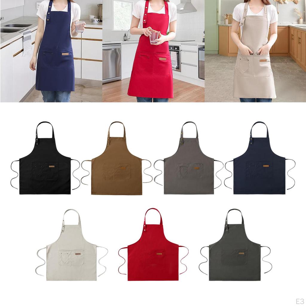 Canvas Apron Chef Kitchen Work for Woodworking Restaurant Gardening