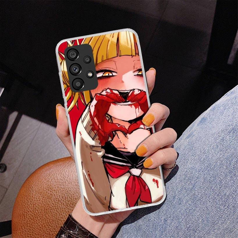 Himiko Toga Waifu Anime Phnoe Case for Samsung Galaxy A17 A37 A57 A16 A26 A36 A56 A15 A14 A13 A55 A54 A53 A35 A34 A33 A25 A24 A2