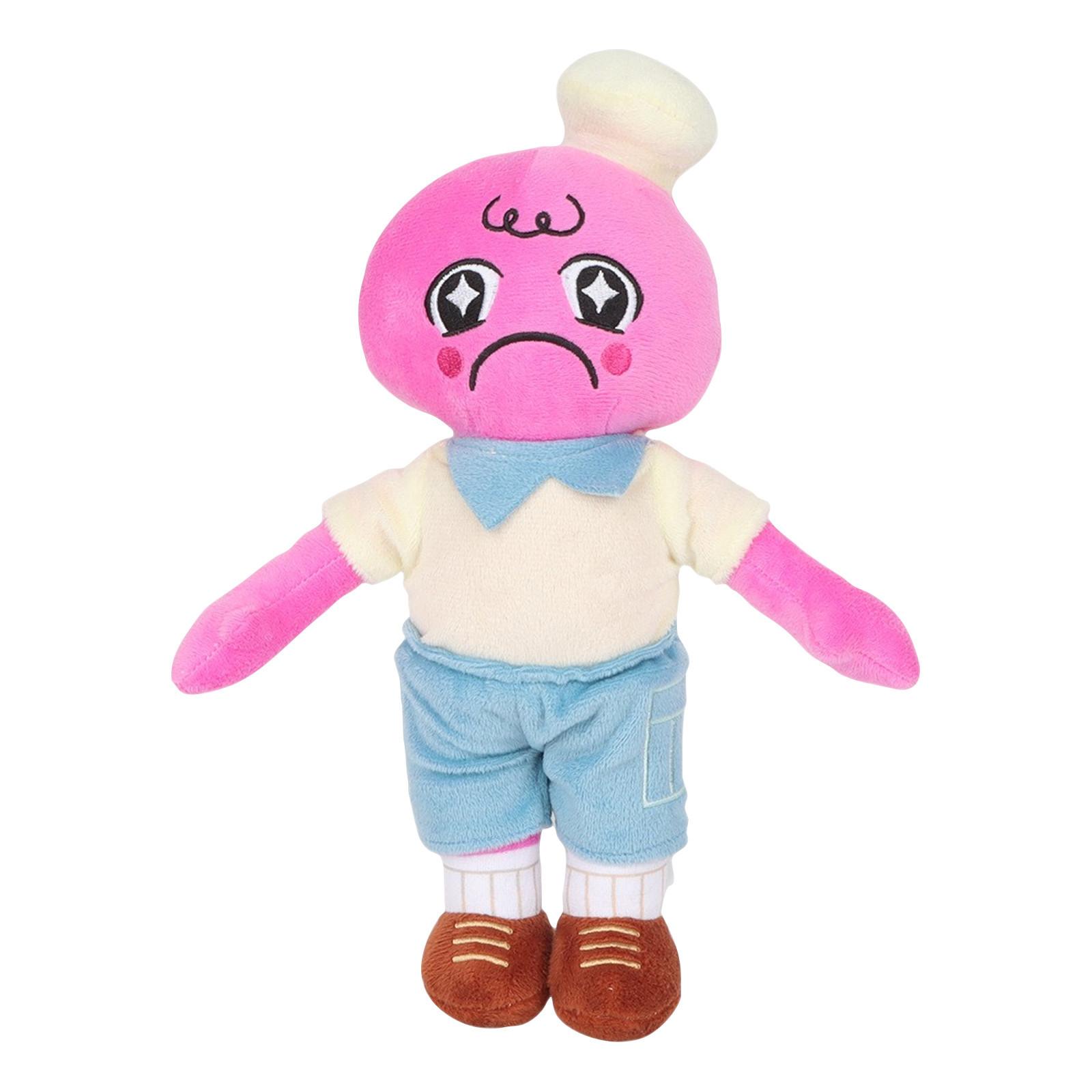 

Плюшевая кукла, игрушка в подарок, мультяшный стиль, детская тряпичная кукла, детская подарочная подушка One Size розовый