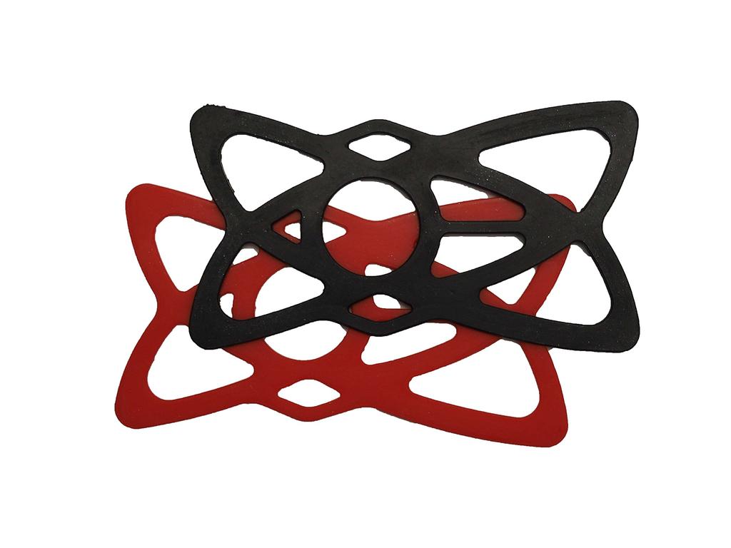 Ice Packs for Smartphones To Prevent Set of 2 with Rubber Bands with Non-flammable Overheating, PCM-PAC C32-150g, (without Cover, Bands)