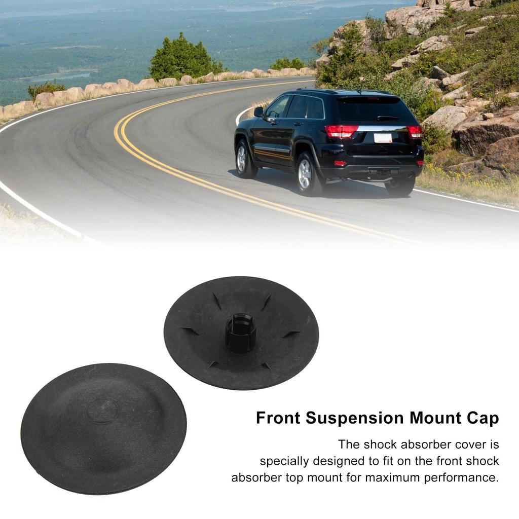 Osłona mocowania przedniego zawieszenia - Qiilu Para Osłona nakrętki górnego mocowania przedniego amortyzatora