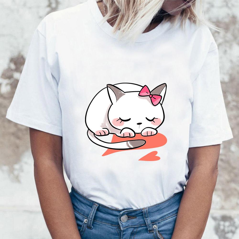 Woman Short Sleeve T Shirt Loose T Shirt Graphic Streetwear Top Female Woman Summer Kawaii Harajuku
