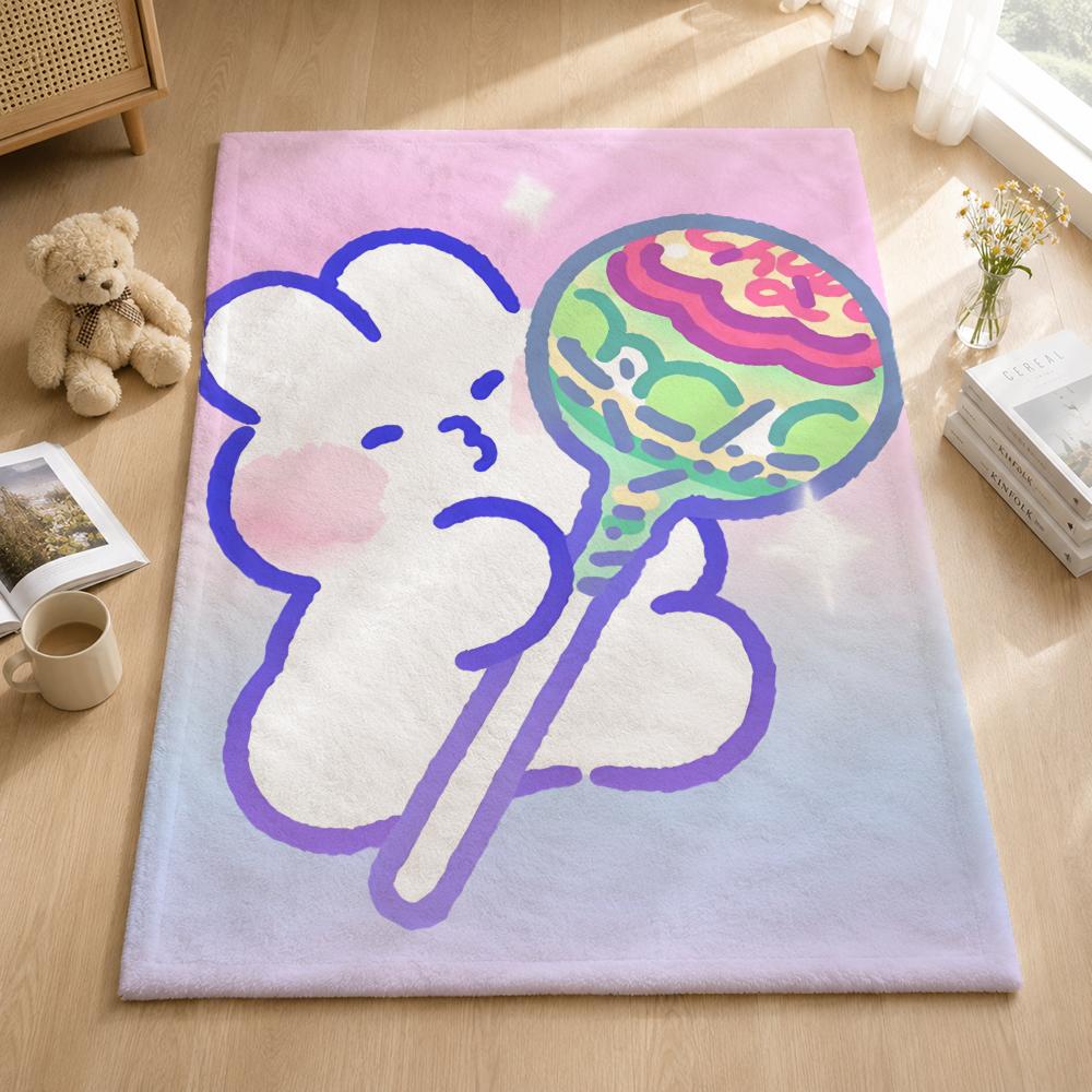 Art M-Mongmong Throw Blankets Soft Warm Flannel Blanket Bedding For Bed Living Room Home Sofa