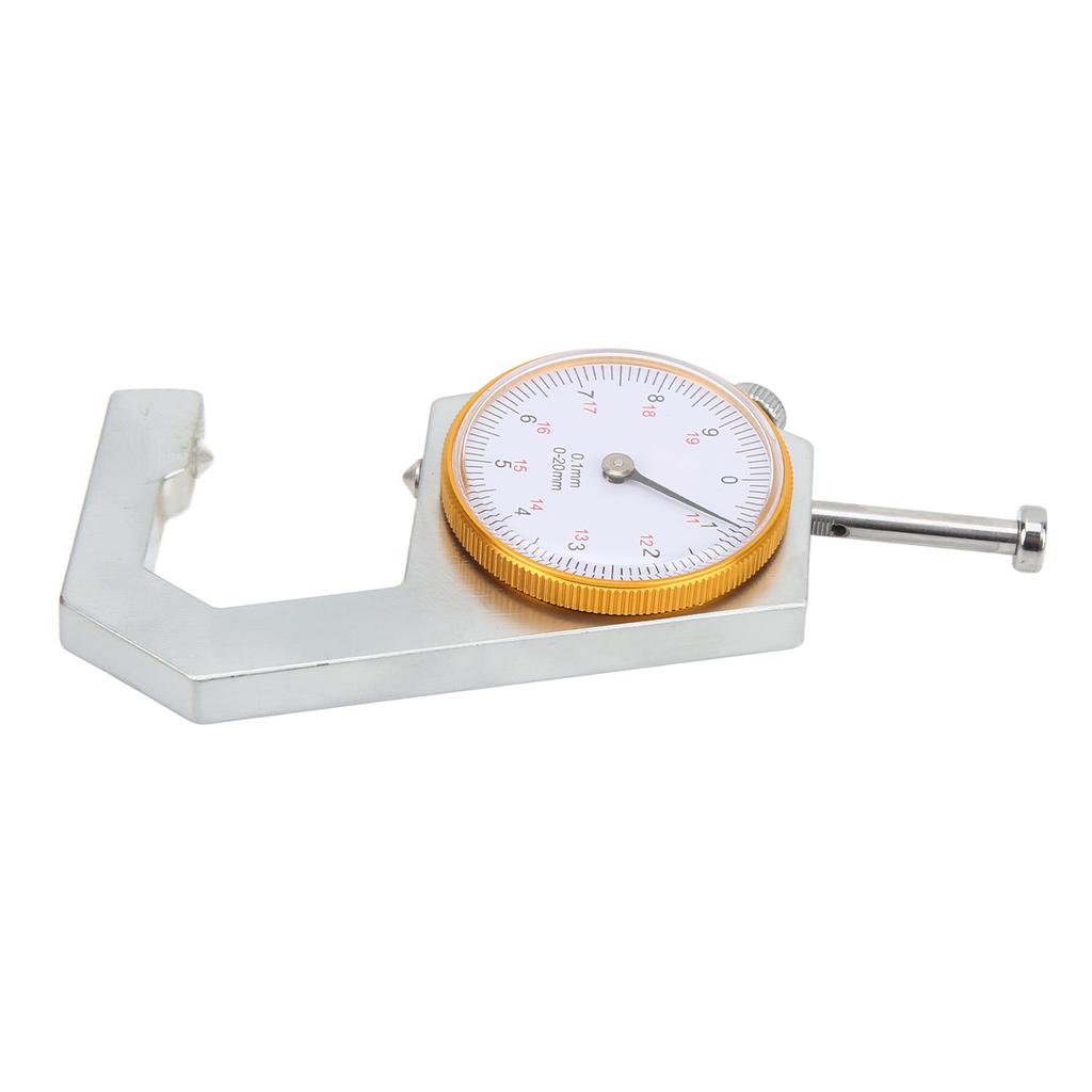 Thickness Gauge Micrometer Meter Cone Head 0‑20mm 0.1mm Resolution Measuring Tool for Paper Film