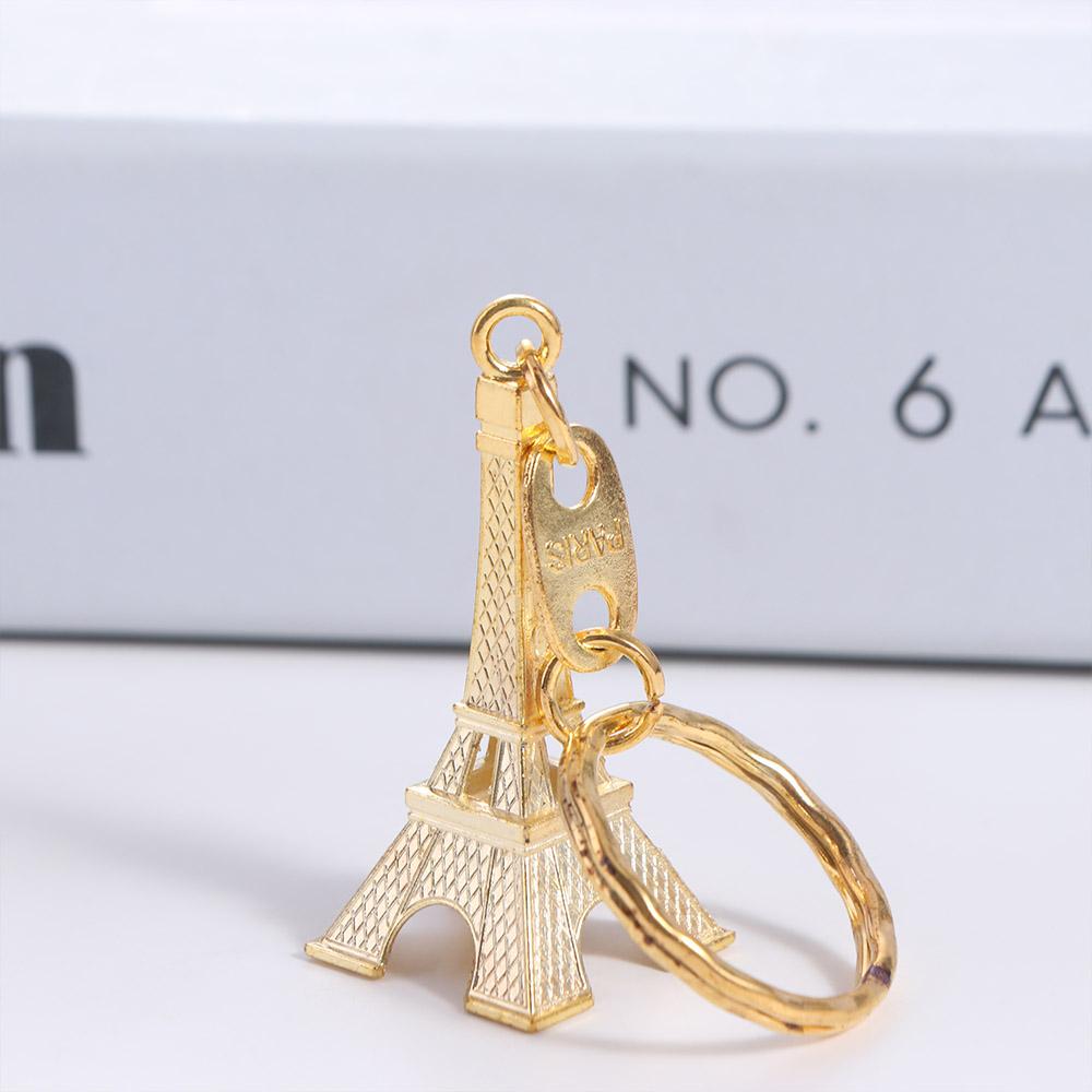 Zinc Zinc Alloy France Tower Keychain Vintage Paris Keyring Eiffel Tower Bag Pendant  Hanging Accessory