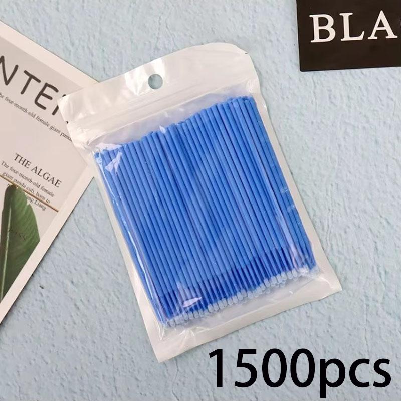 500 pcs-1500pcs Disposable Micro Eyelash Brush Heads Expanded Personal Eyelash Brush Heads Multi-purpose Micro Brush Heads QIWU