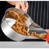 French Fries Shovel Tool Chip Scoop Food Stainless Steel Kitchen Tools Fries Burger Packaging Tool Single Double Handles Grip