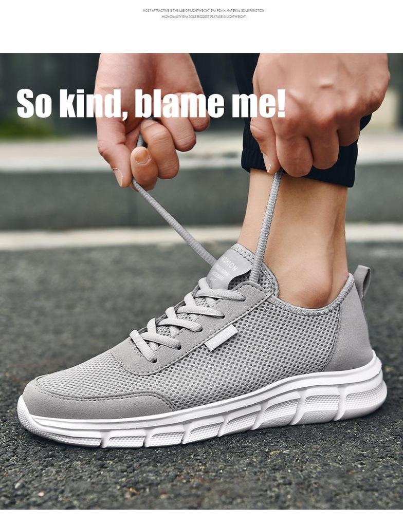 Men's Plus Size Slip-On Mesh Summer Sports Casual Shoes