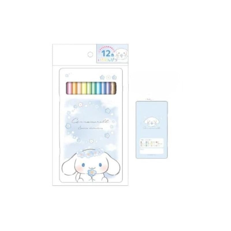 

Cinnamoroll 12 colored pencils in tin case