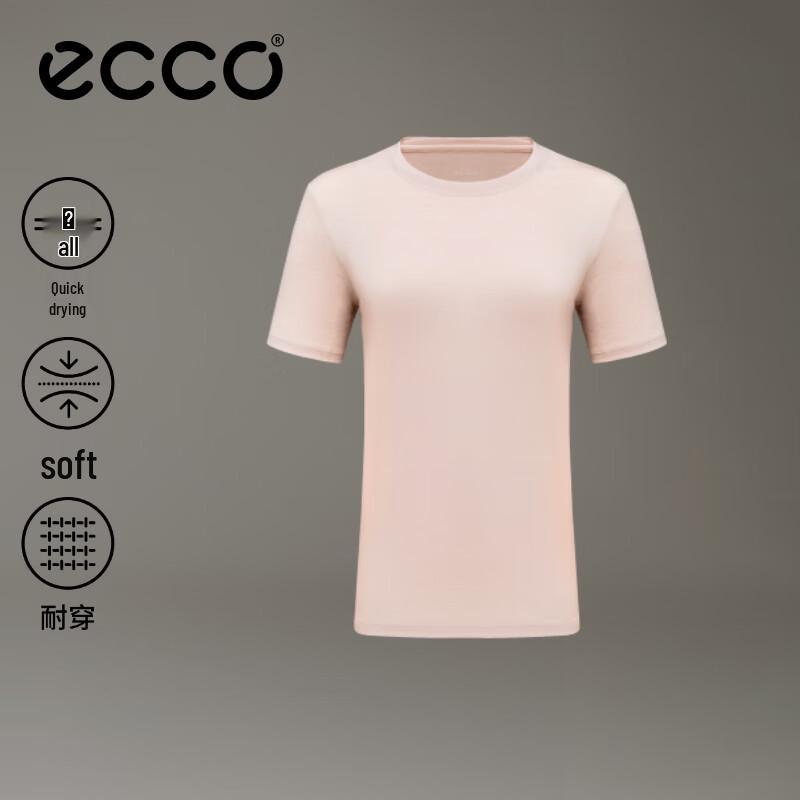 ECCO Women s Wool Blend Slim Fit Short Sleeve T-Shirt M