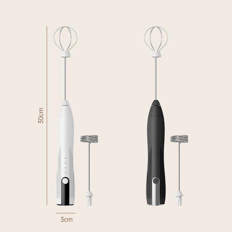 Bătător Electric Portabil cu USB pentru Ouă pentru Bucătăria Casnică, Bătător de Albușuri și Spumant de Cafea Portabil pentru Bătut și Bătut Smântână