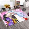 Inuyasha Vs Sesshomaru Carpet Office Decorative Carpet For Living Room Bedroom Door Mat Floor Rug Computer Chair Area Rug Holiday Gift