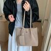 Autumn and Winter Retro Lazy Style Shoulder Bag Fashionable Large-Capacity Commuter Shoulder Bag Shopper Tote