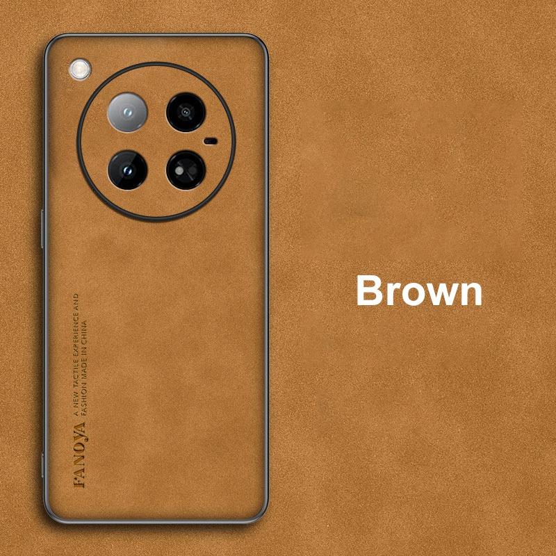 

Для Infinix Zero 40 4G Чехол Роскошный Чехол для телефона из ПУ кожи Для Infinix Zero 40 5G Zero4 Задняя крышка Матовый силикон Полная защита Infinix Zero 40 5G коричневый