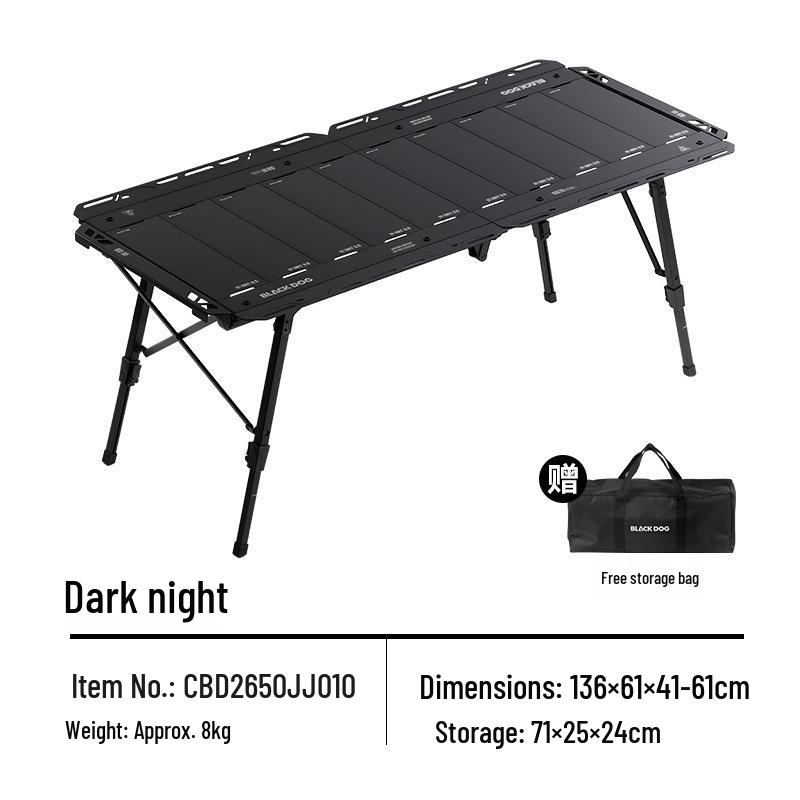 Blackdog Wuxiang Foldable Camping Table & Chair - Portable Aluminum Alloy Outdoor IGT Table