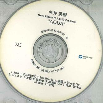 

CD MIKI IMAI - Aqua NONE WARNER Japan Japanese Pop/Rock Used