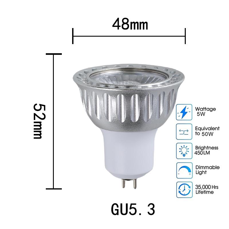 

10 Вт Диммируемый прожектор 12 В MR16 COB Лампа 3200K Gu5.3 LED Декор Комнатные Лампы E27 B22 Gu10 Гостиная E12 E27 Для Дома 4000K Красный Фиолетовый Natural White