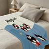 Penguin Series Flannel Blanket – No Shedding Soft Cozy Fleece, All-Purpose Warm Throw for Home, Camping, Christmas & Halloween Decor
