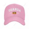 Unisex Baseball Cap Uganda EST Independence Day Wild Sun Shade Peaked Adjustable Outdoor Caps for Unisex Women