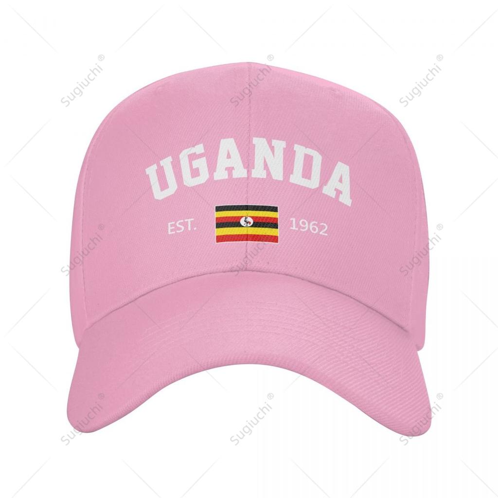 Unisex Baseball Cap Uganda EST Independence Day Wild Sun Shade Peaked Adjustable Outdoor Caps for Unisex Women