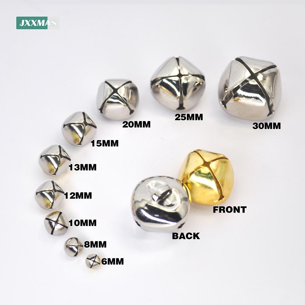 12-200 Stuks Losse Kerst Rinkelbelletjes Kralen DIY Ambachtelijke Accessoires Huisdier Kat Halsband Hanger Charms 30MM 12PCS