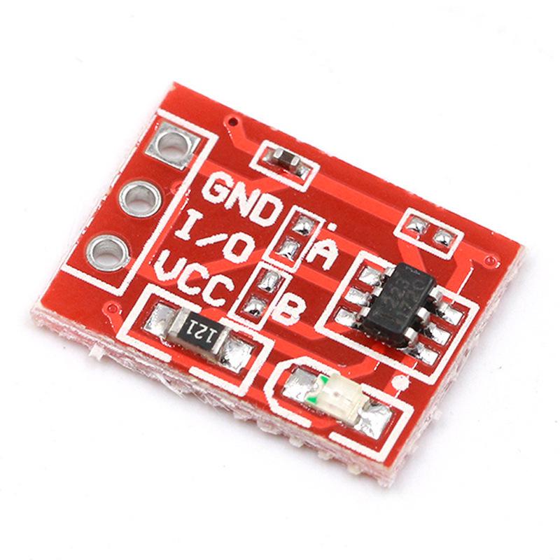 TTP223 Capacitive Touch Button Module: Self-Locking & Momentary Single Channel Switch
