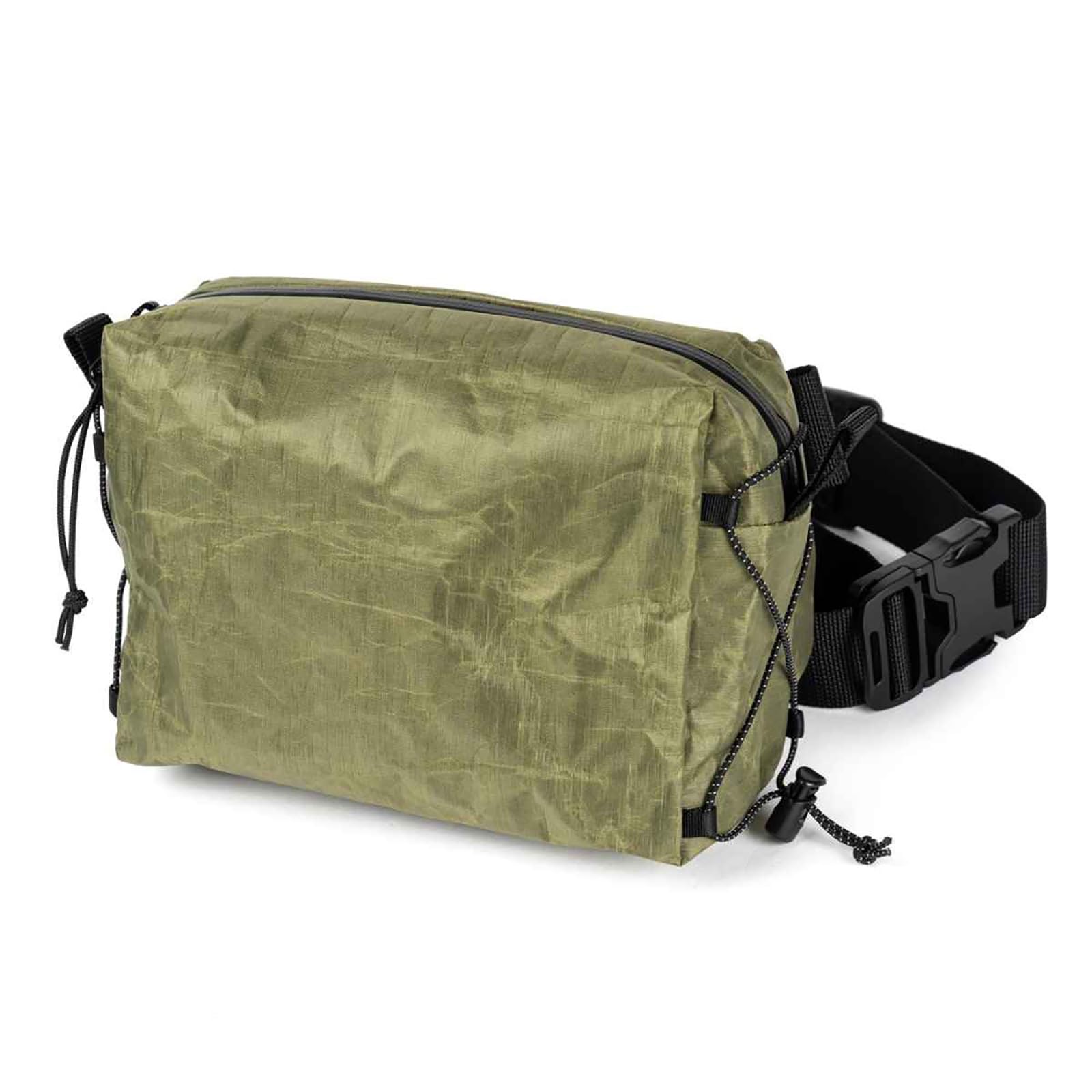 

FAIRWEATHER DCF Hybrid/Olive Hip Pack, Dyneema Hybrid, Olive, Waist Bag, Bicycle Touring